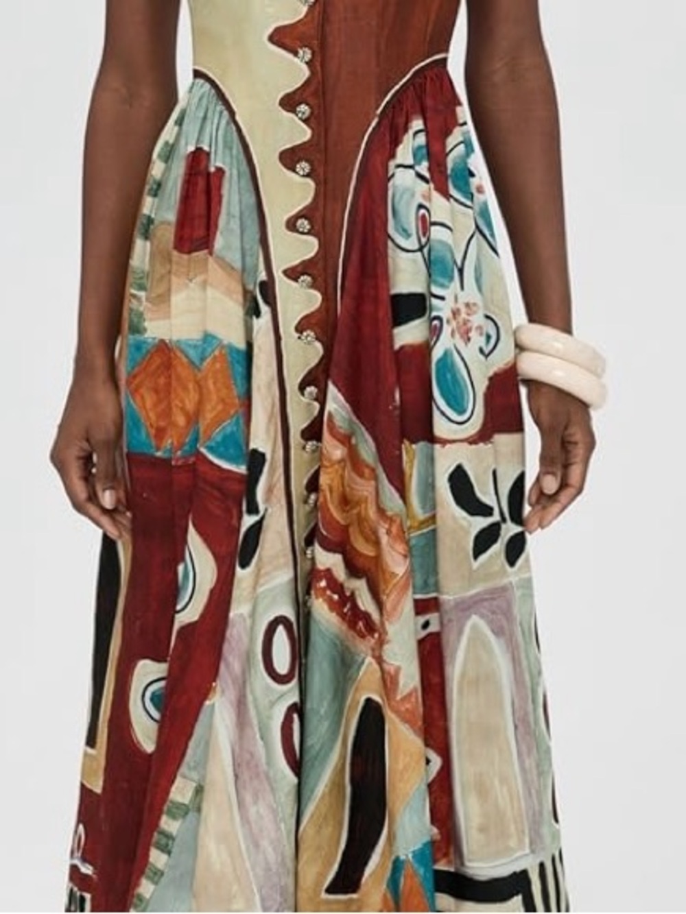 ALÉMAIS Michelle Square Neck Midi Dress- never worn, brand new alemais - Picture 8 of 8
